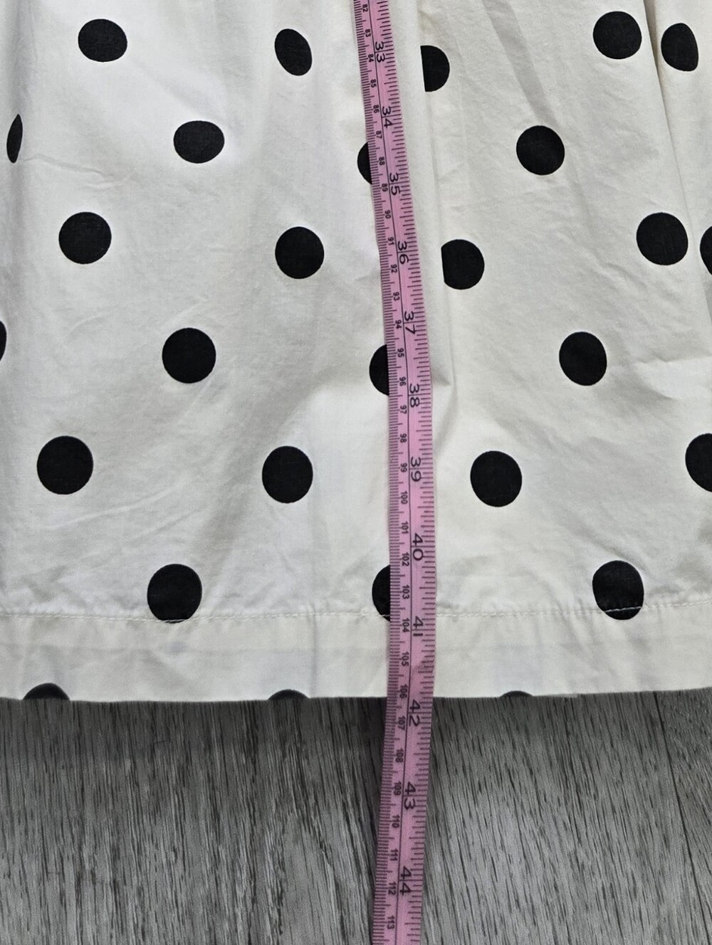 En Saison Polka Dot Smocked Tiered Maxi Dress Black Tulle Tie Shoulder Size S - Picture 8 of 14
